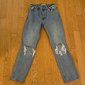 Abercrombie & Fitch The ‘90s Straight Ultra High Rise Jean